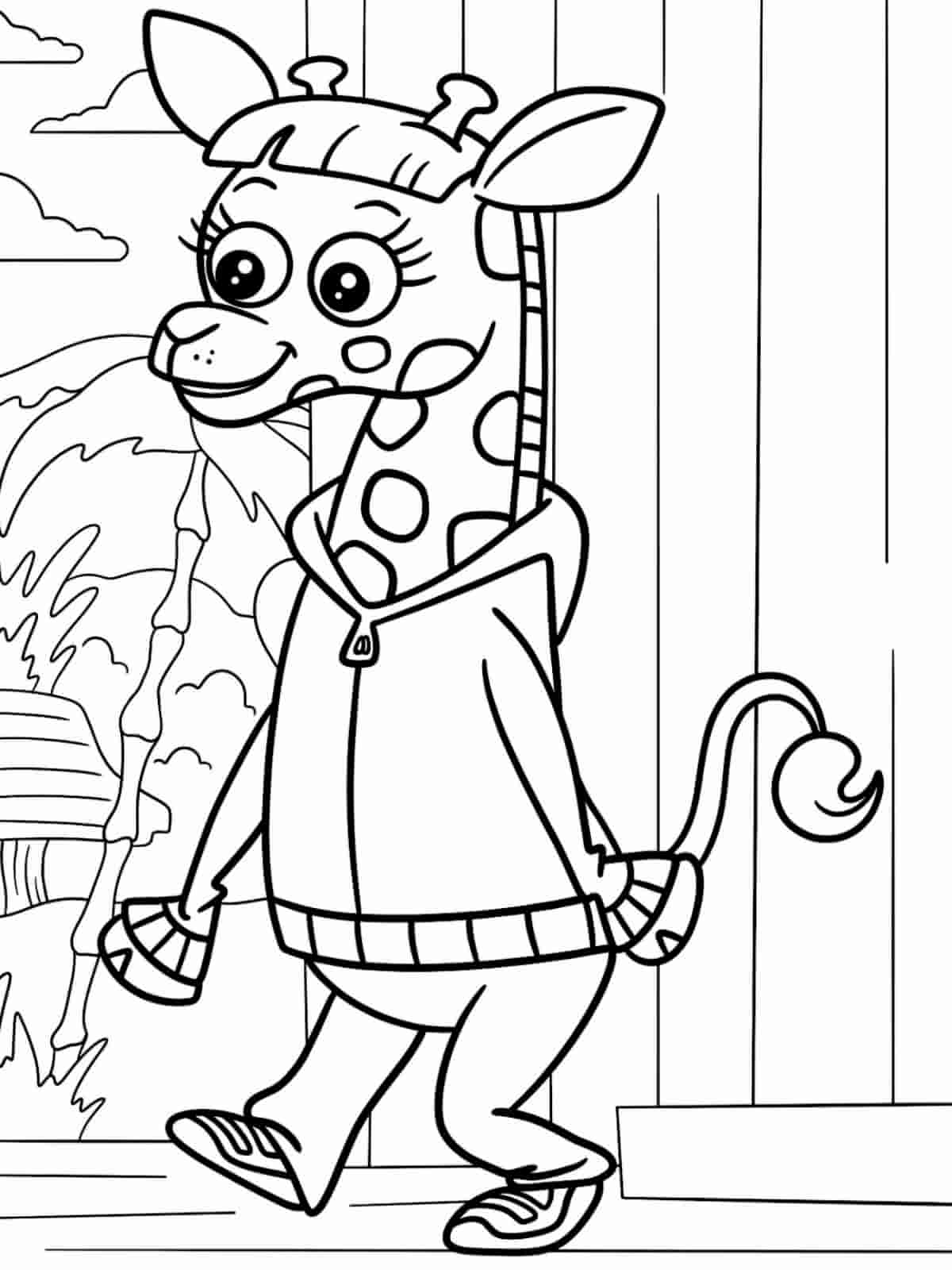 Chip And Potato Sleepover Coloring Pages