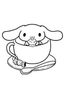30+ Free Cinnamoroll Coloring Pages For Kids 🎨☁️ - Coloringpagesforkids.net
