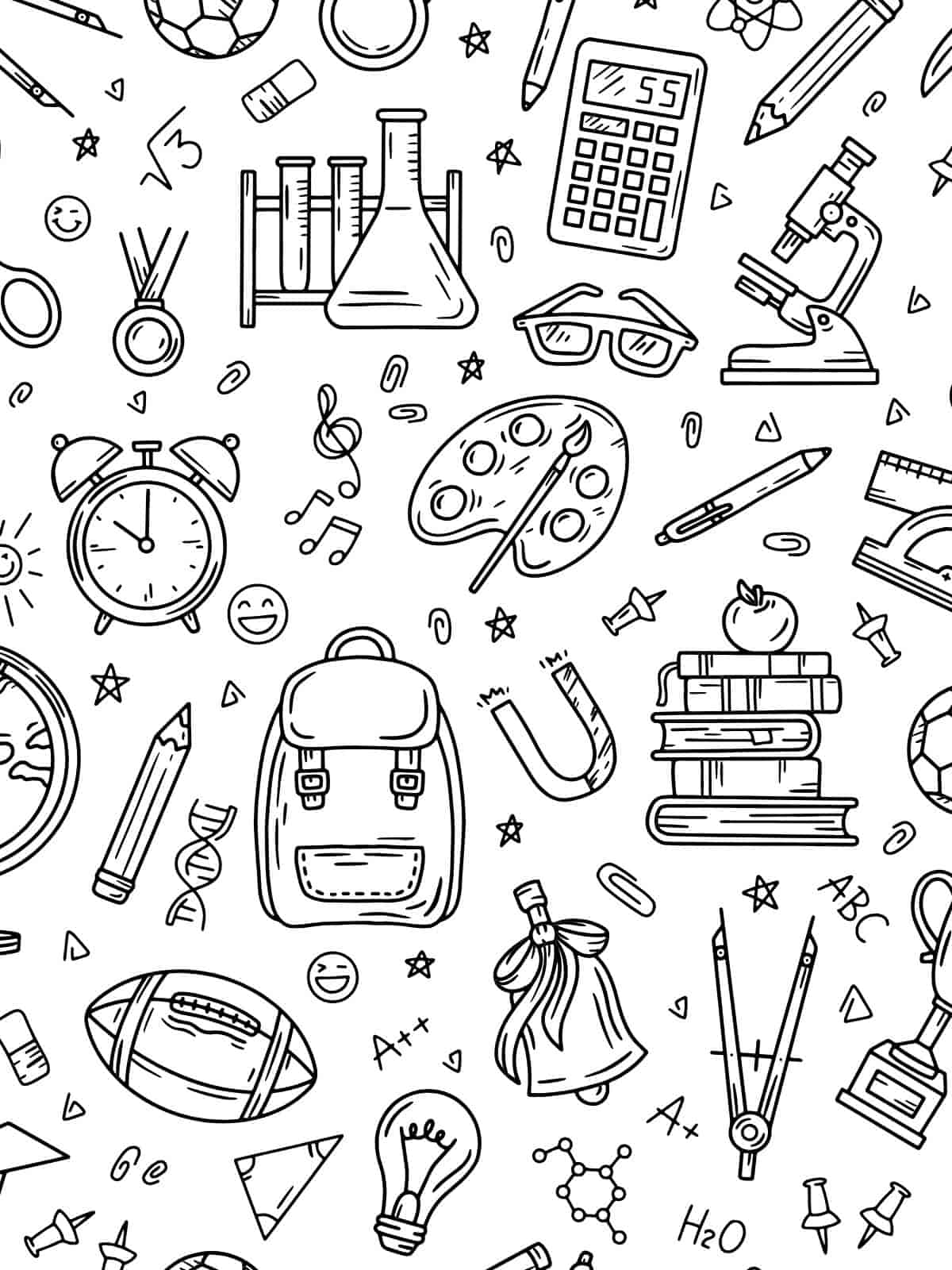 Classroom Coloring Pages