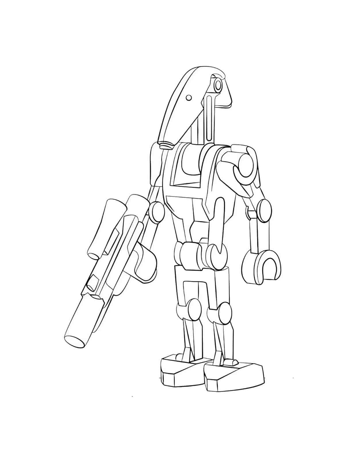 Cool Robot Coloring Pages For Boys