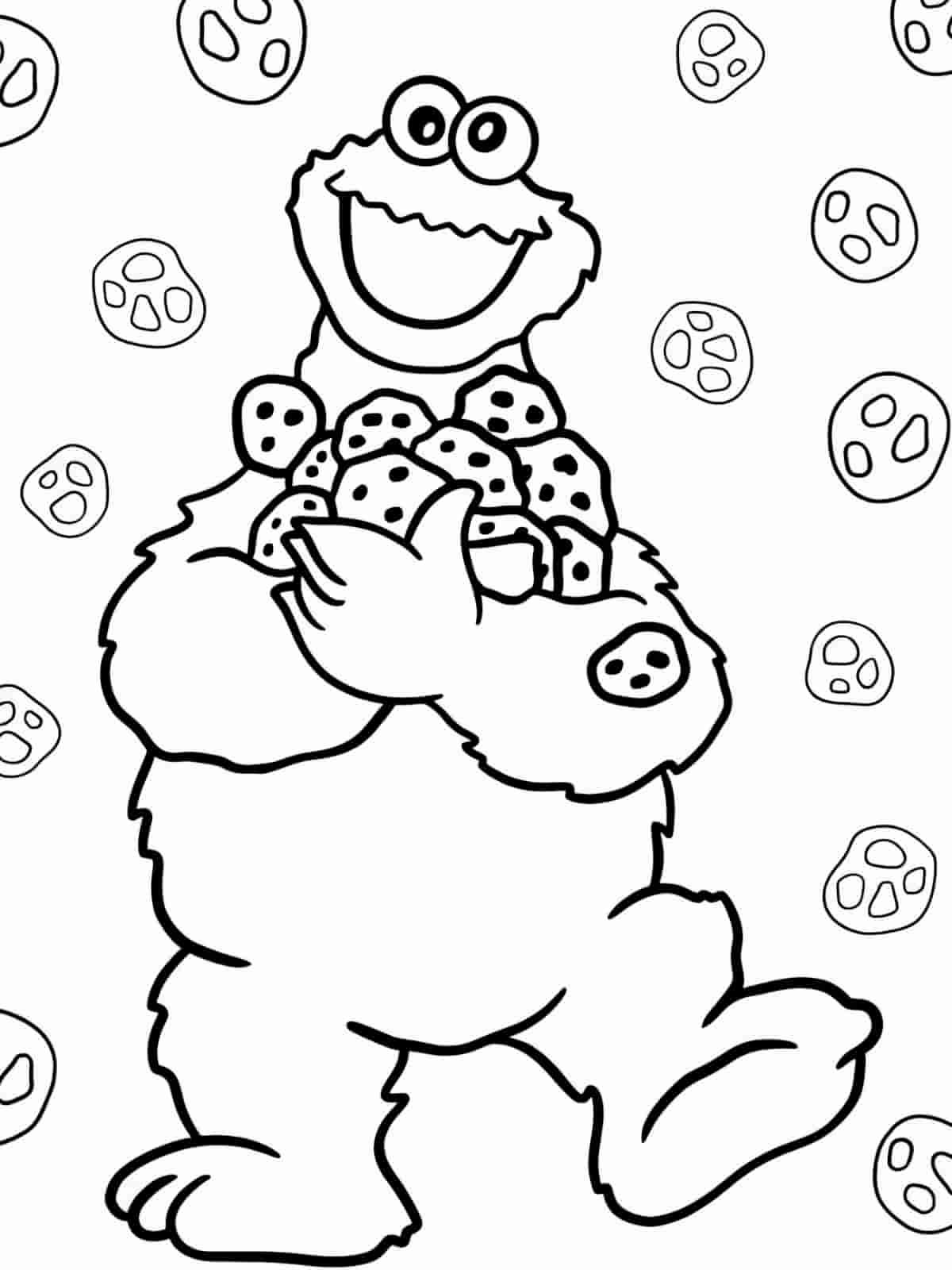 Count Von Count Sesame Street Coloring Pages