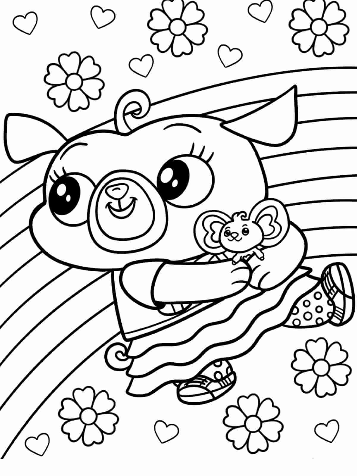 Cute Chip And Potato Coloring Pages