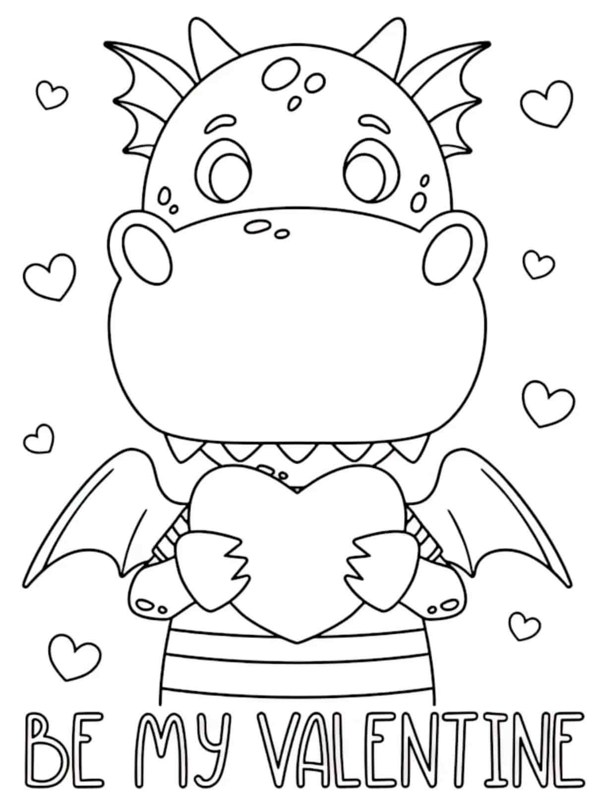 Cute February Coloring Pages For Girls