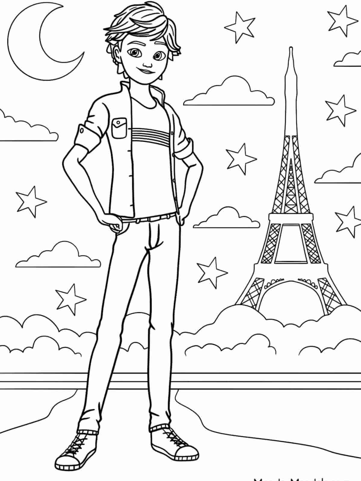 Cute Miraculous Ladybug Coloring Pages