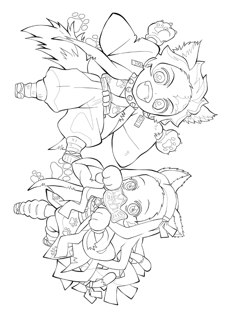 Demon Slayer Sanemi Shinazugawa Coloring Pages