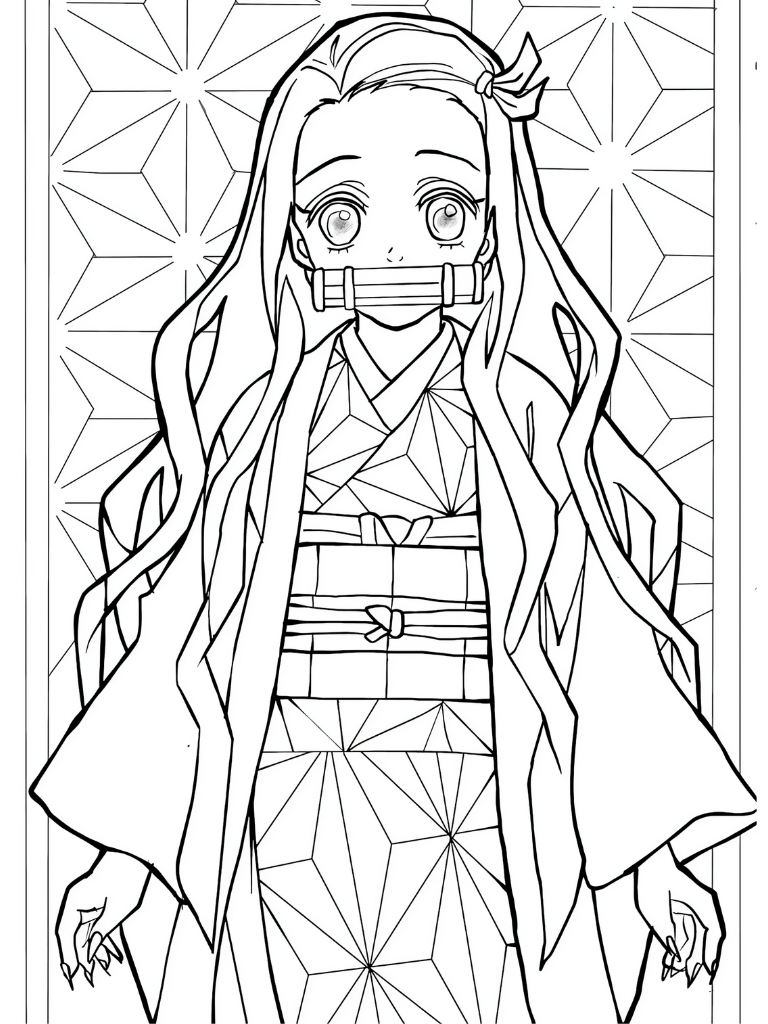 Demon Slayer Shinobu Kocho Coloring Pages