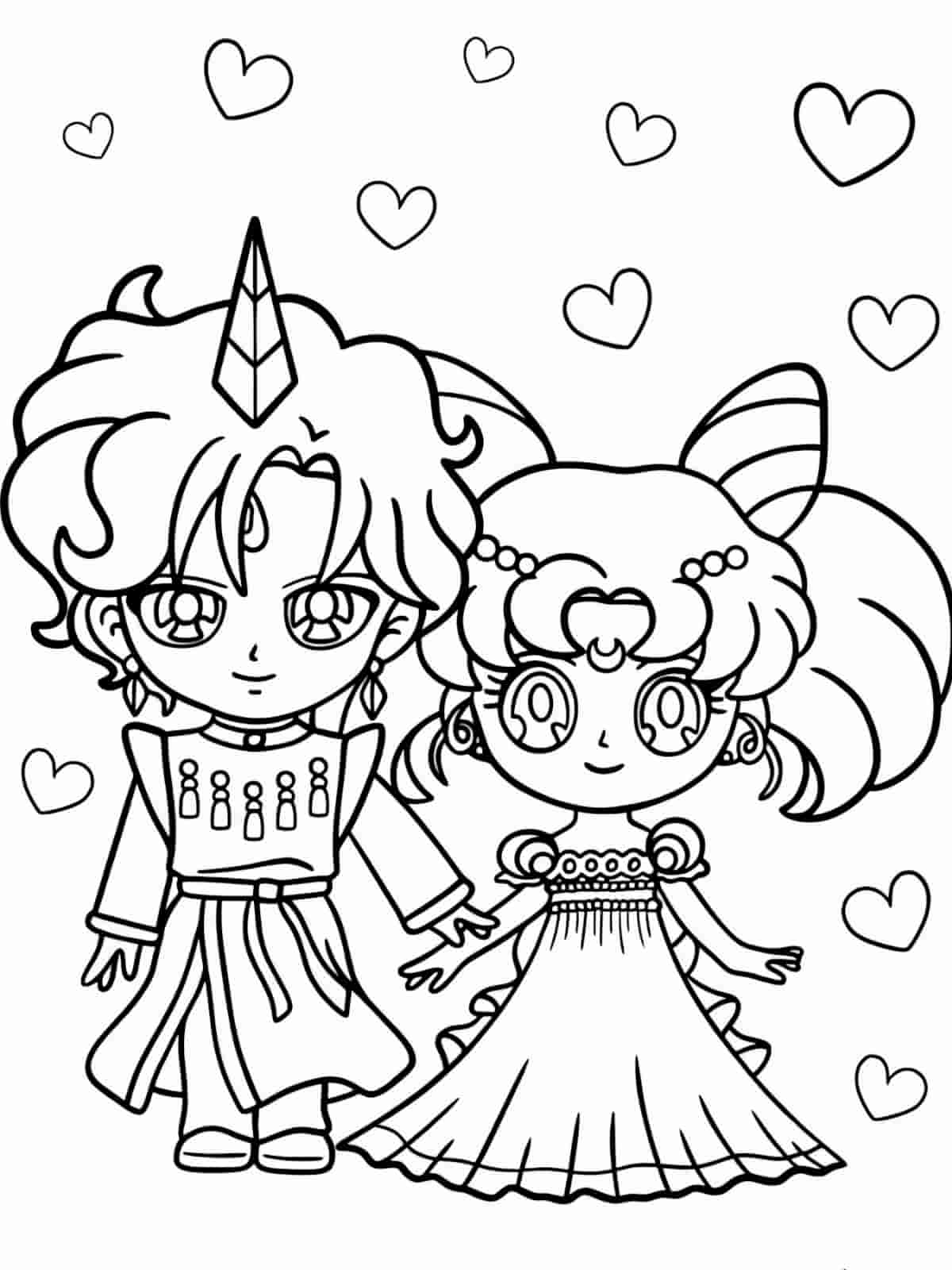 Detailed Sailor Moon Coloring Sheets