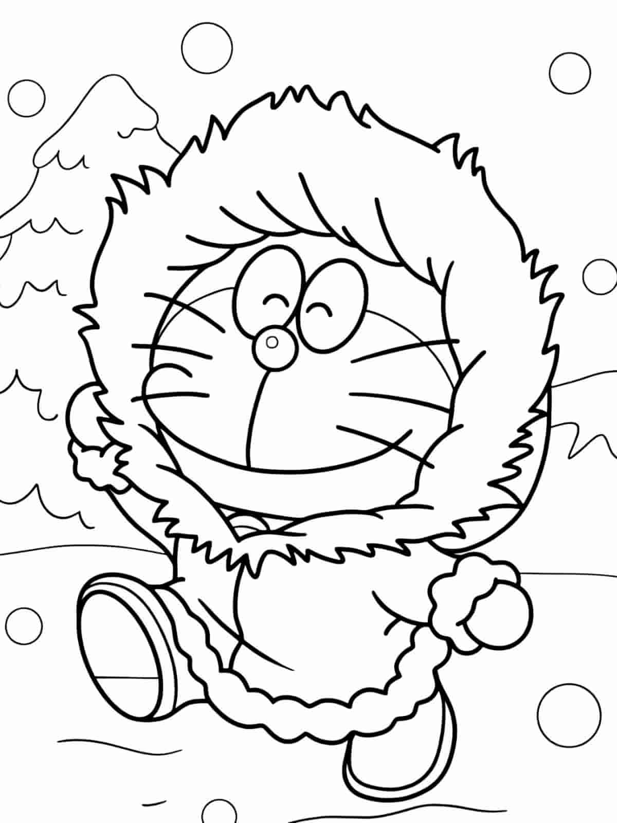 Doraemon And Shizuka Coloring Pages