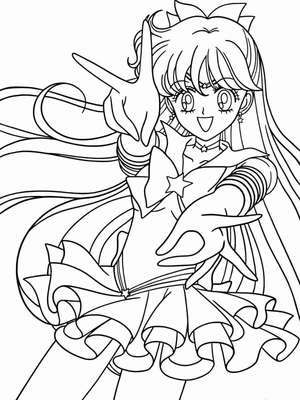 Easy Sailor Moon Coloring Pages