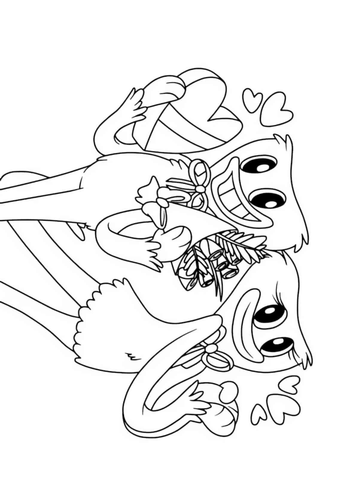 Educational Kissy Missy Coloring Pages