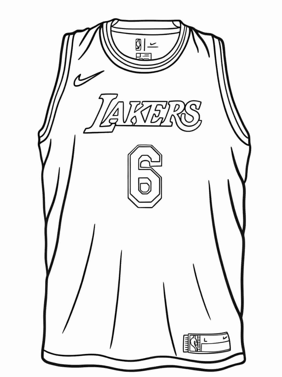 Famous Nba Players Coloring Pages