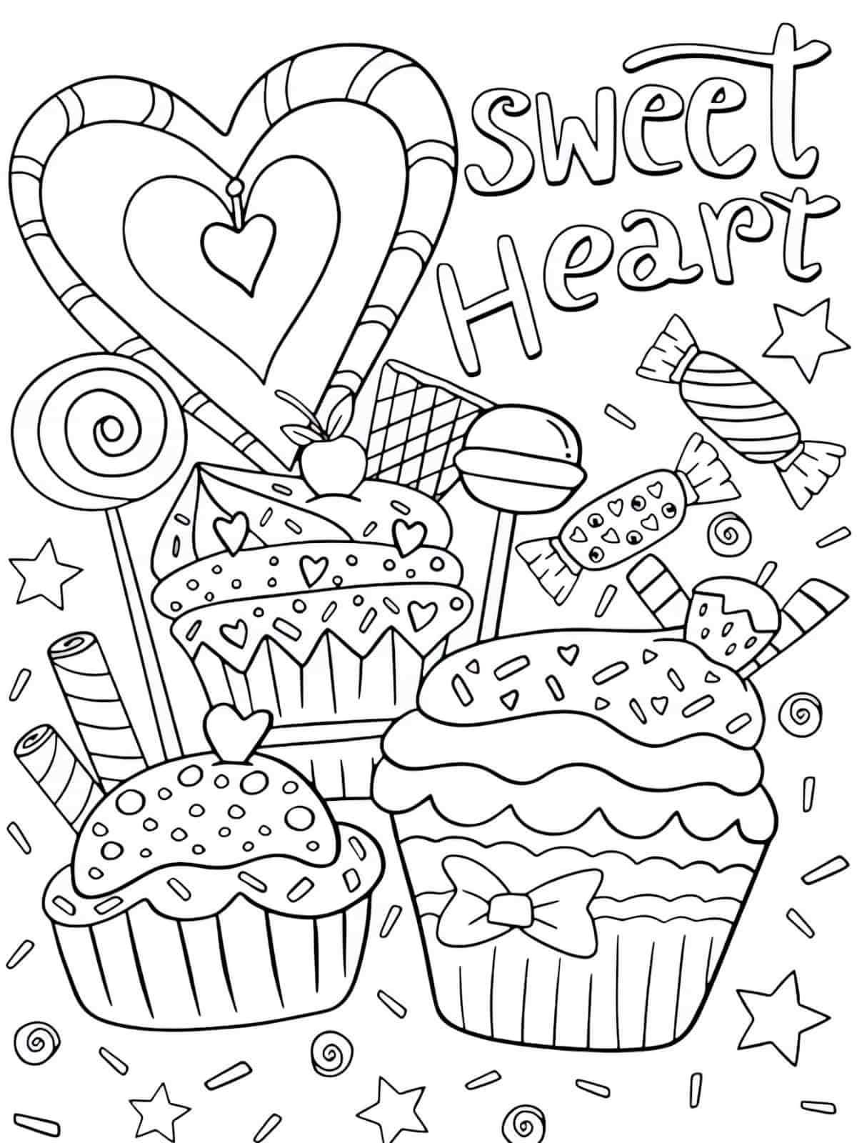 February Coloring Page Pdf