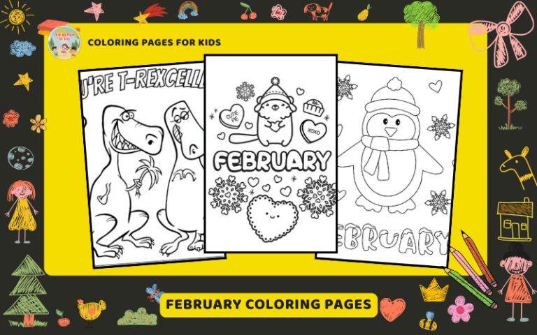 February Coloring Pages Featured Image Min