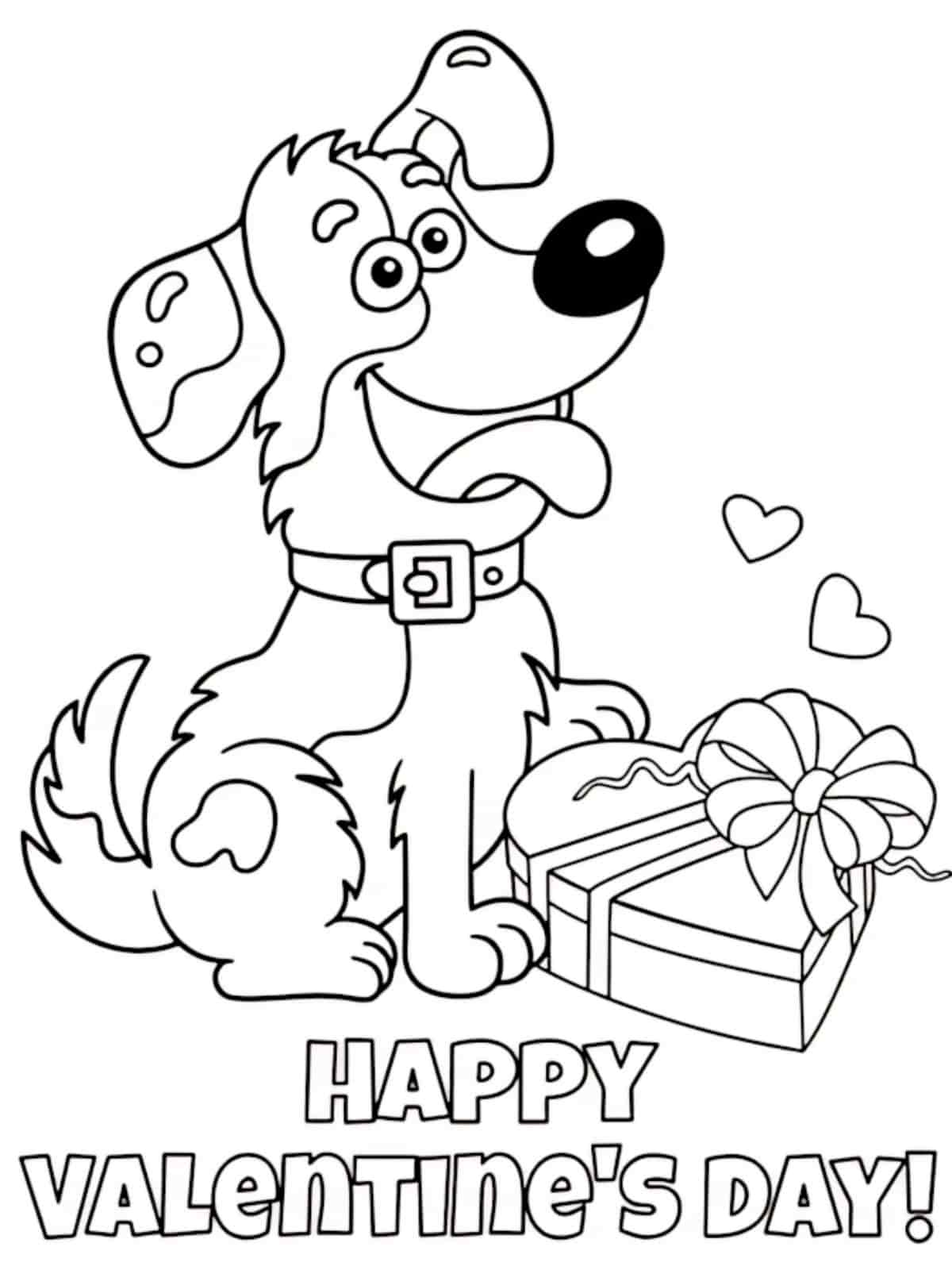 February Valentine Coloring Pages