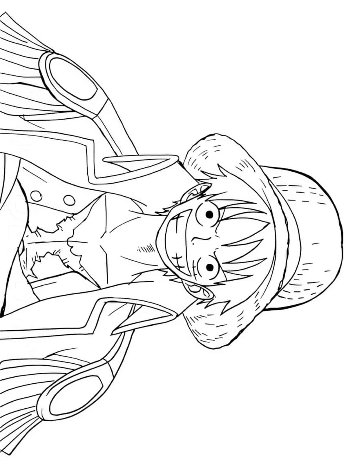 Free Printable Luffy Coloring Pages