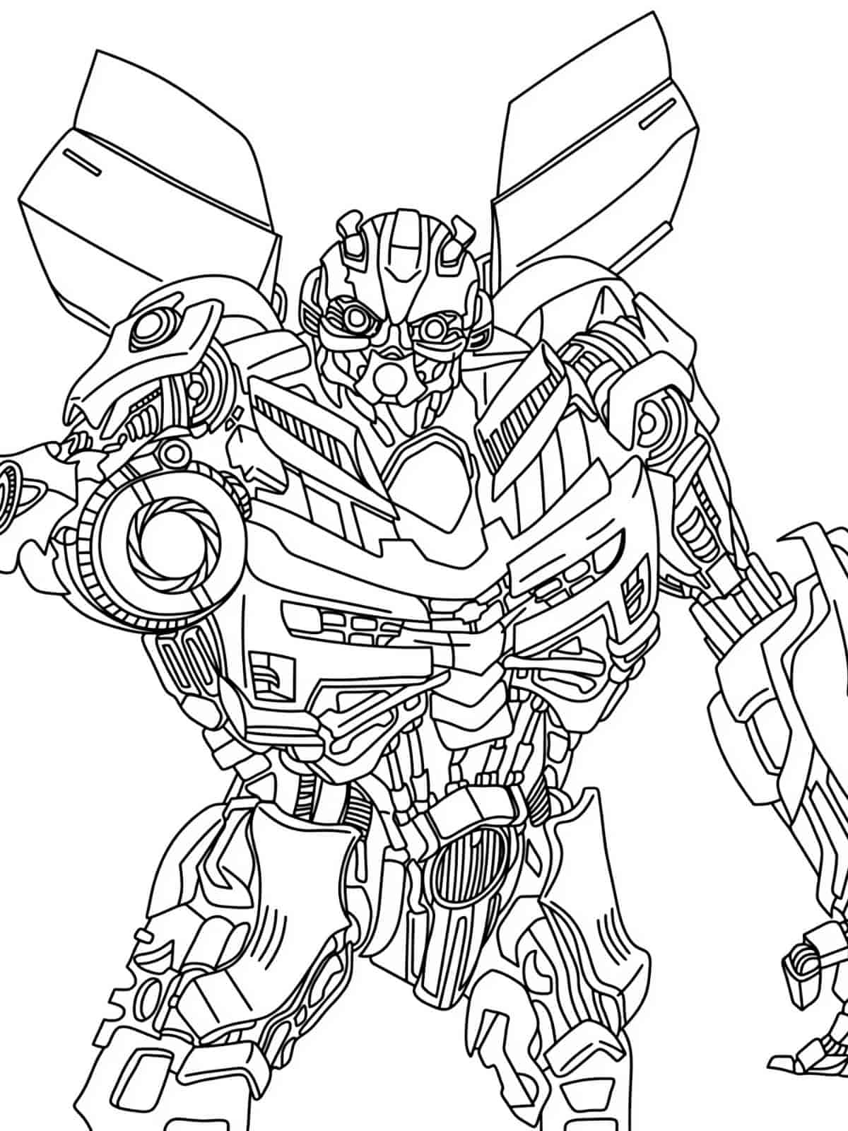 Free Printable Transformer Coloring Pages