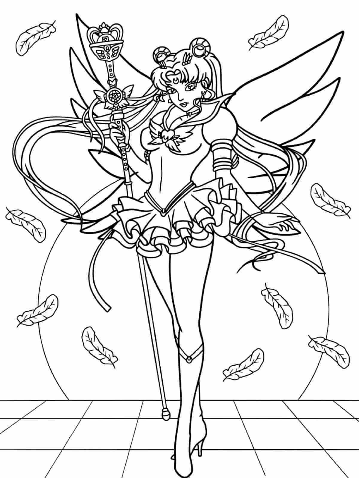 Free Sailor Moon Printable Coloring Pages