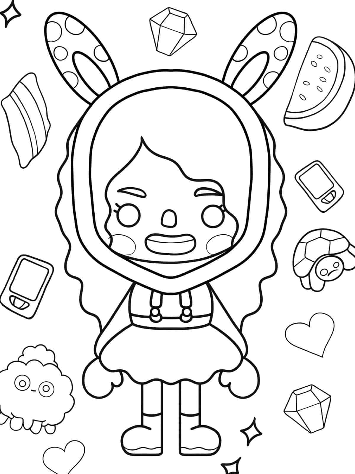 Free Toca Boca Coloring Pages To Print