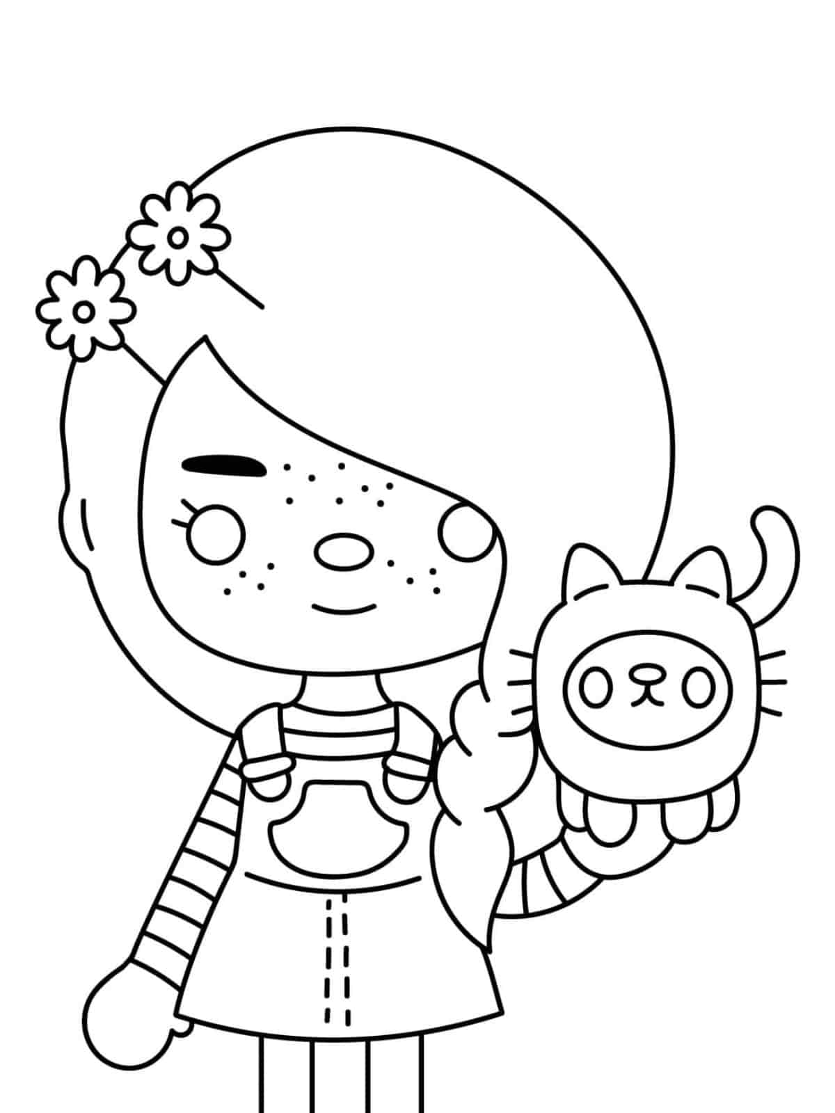 Free Toca Boca Coloring Sheets