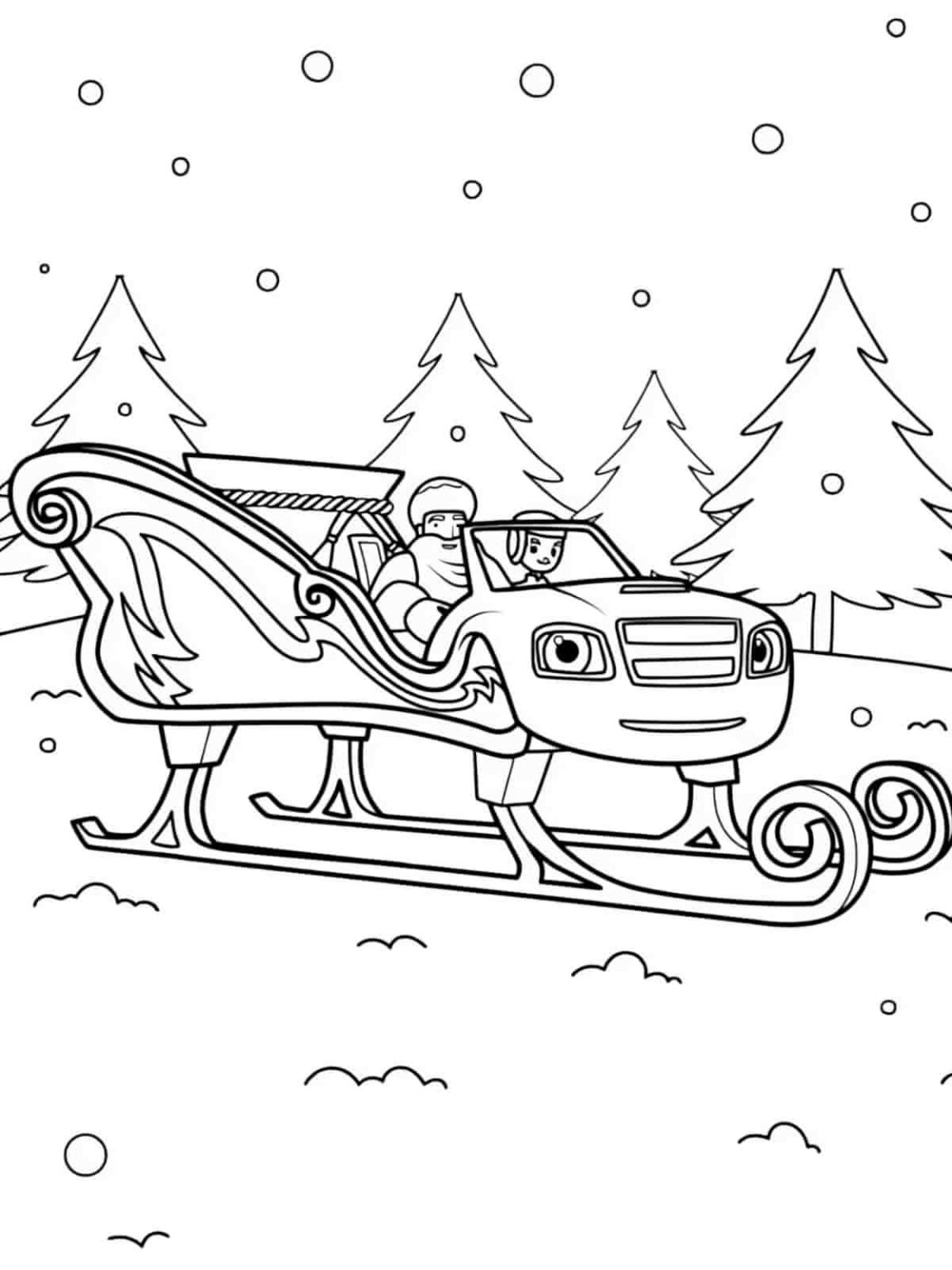 25+ Blaze and the Monster Machines Coloring Pages 🎨🚗