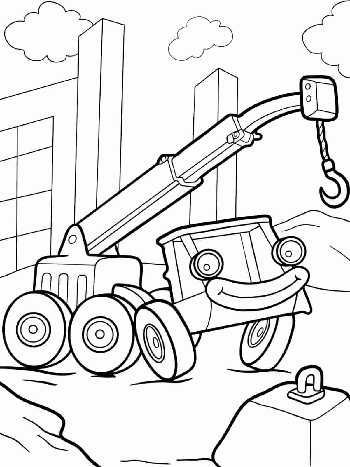 Fun Construction Coloring Pages