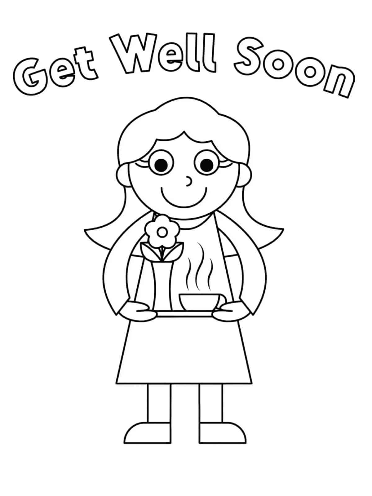 Fun Get Well Soon Coloring Sheets