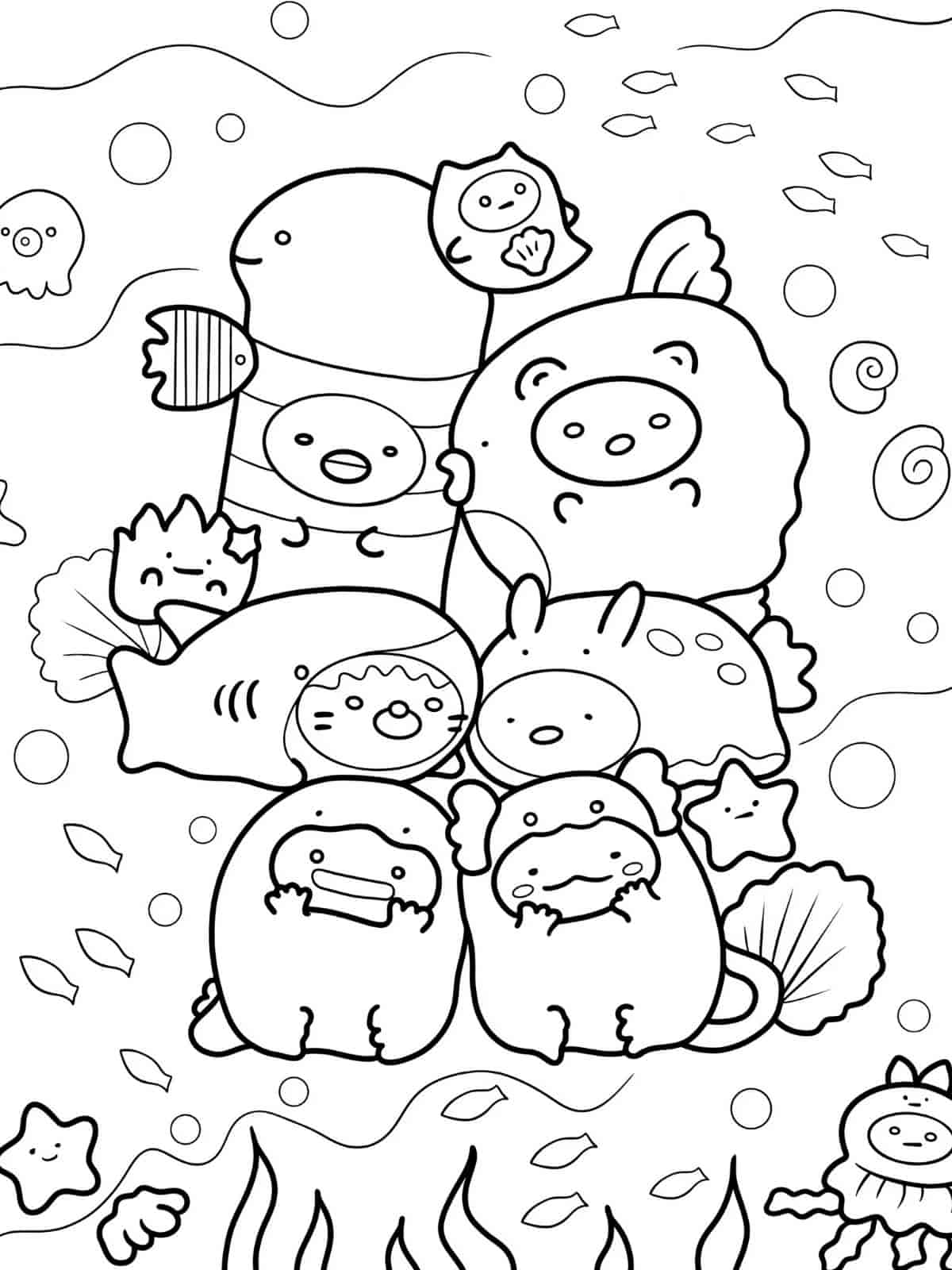 Fun Sumikko Gurashi Coloring Book