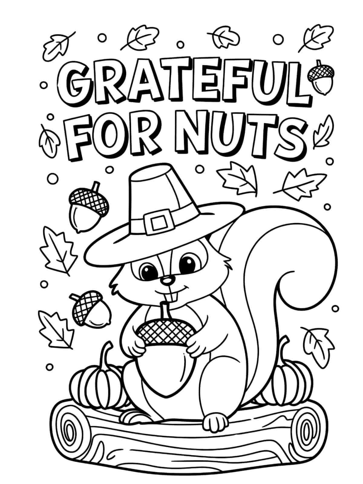 Fun Thanksgiving Activity Coloring Pages For Kids