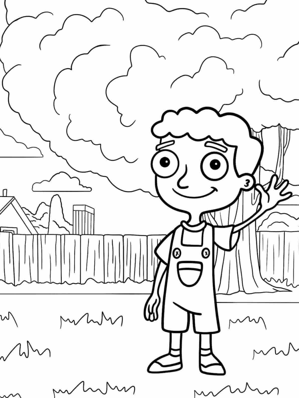 Funny Phineas And Ferb Coloring Pages