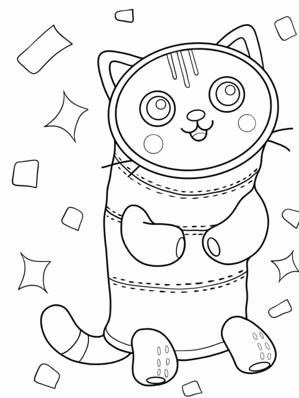 Gabby’s Dollhouse Coloring Pages For Kids 🎨🏠 - Coloringpagesforkids.net