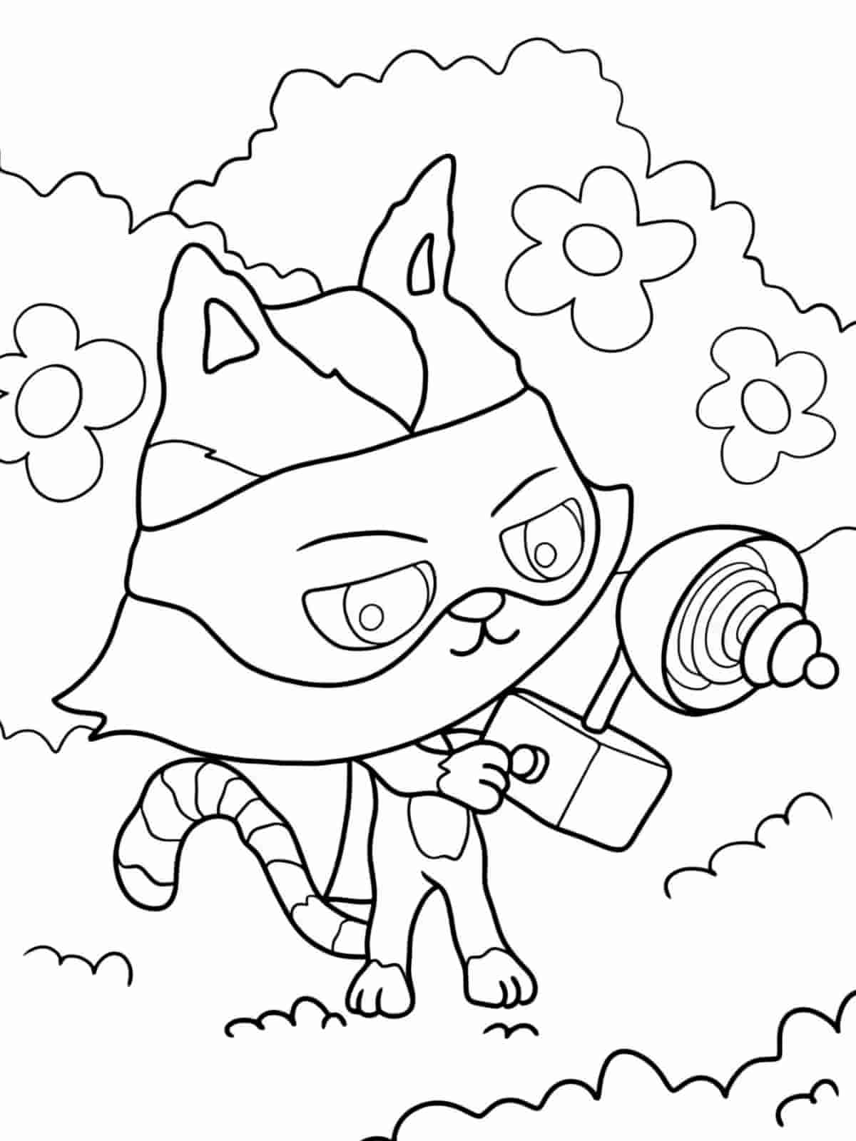 Gabbys Dollhouse Kitty Fairy Coloring Pages For Kids