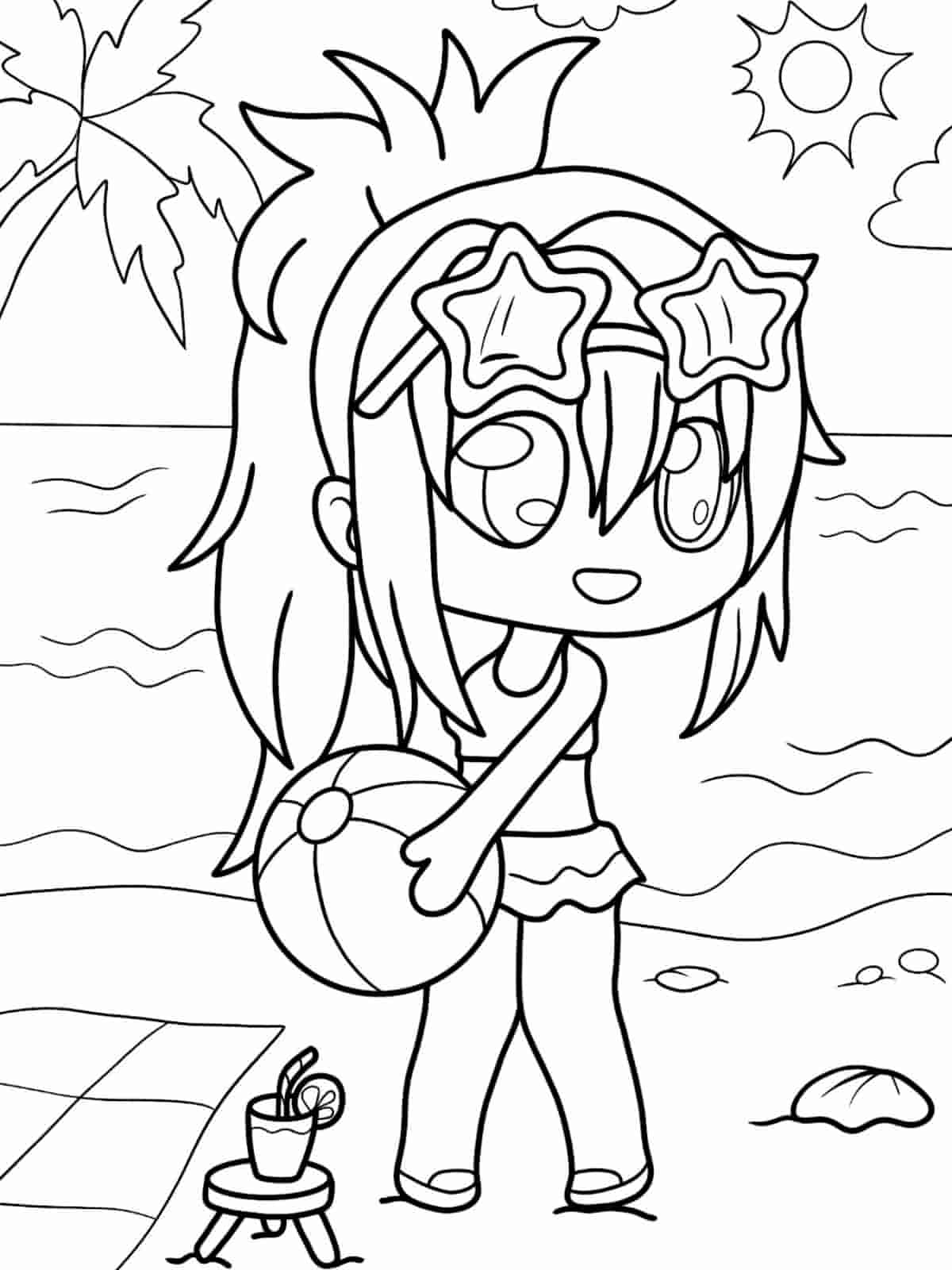 Gacha Life Best Friends Coloring Pages