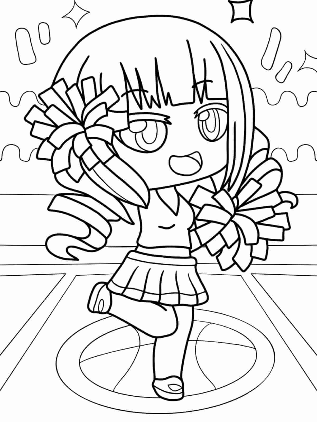 Gacha Life Chibi Style Coloring Pages