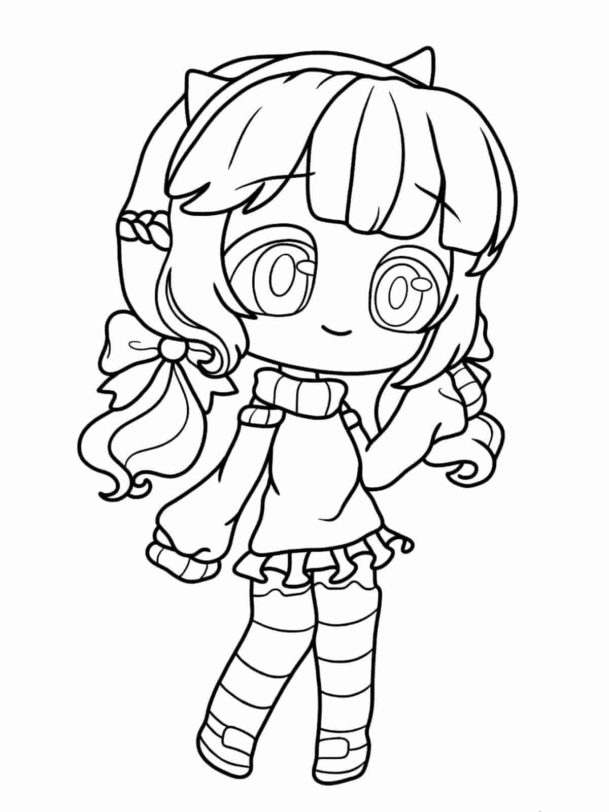 Gacha Life Fantasy Coloring Pages