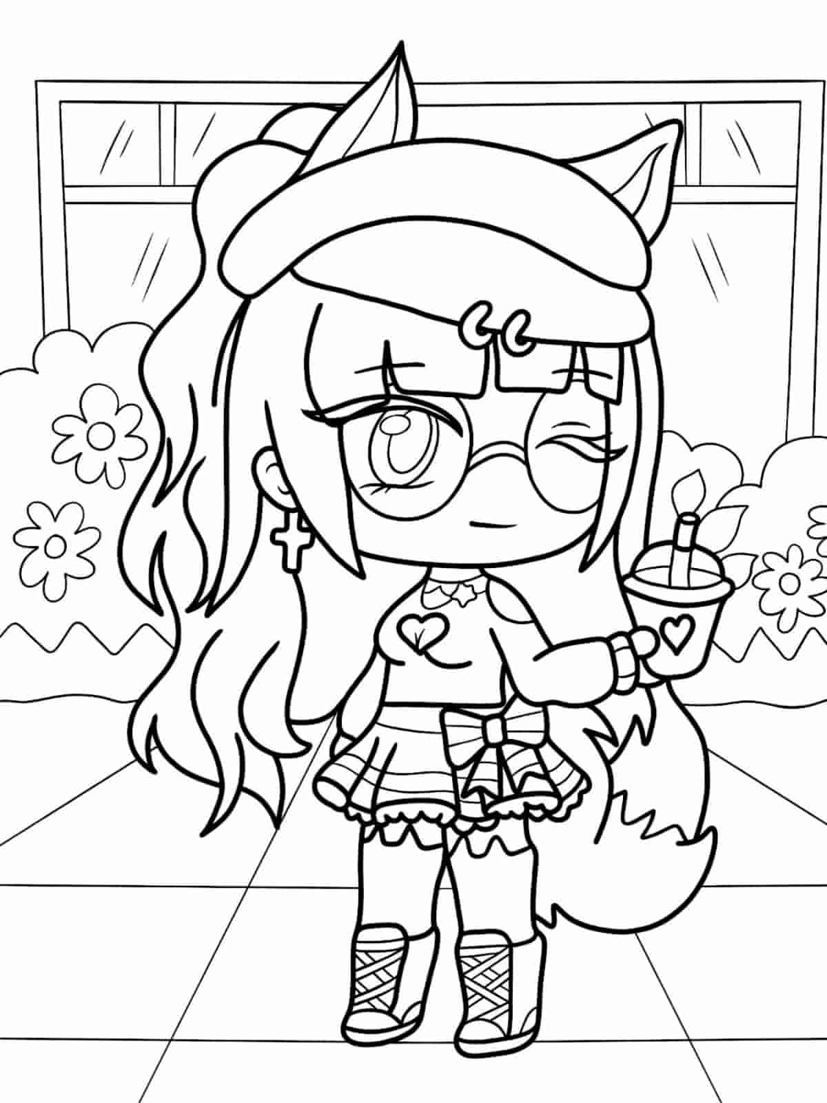 Gacha Life With Pets Coloring Pages