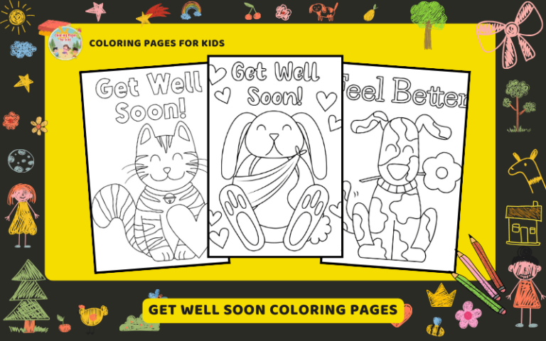 Get Well Soon Coloring Pages Featured Image Min