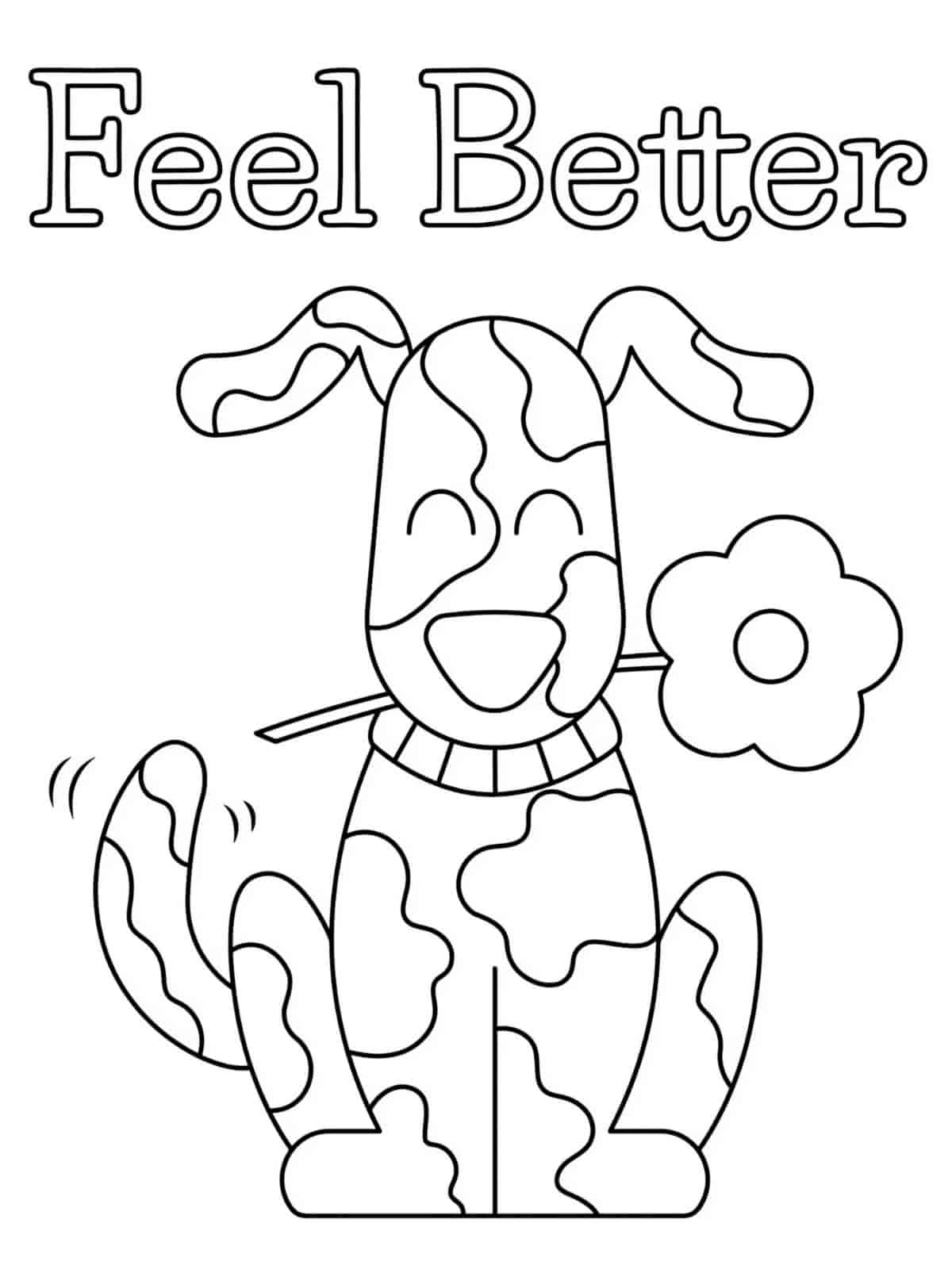 Get Well Soon Sunshine Coloring Pages