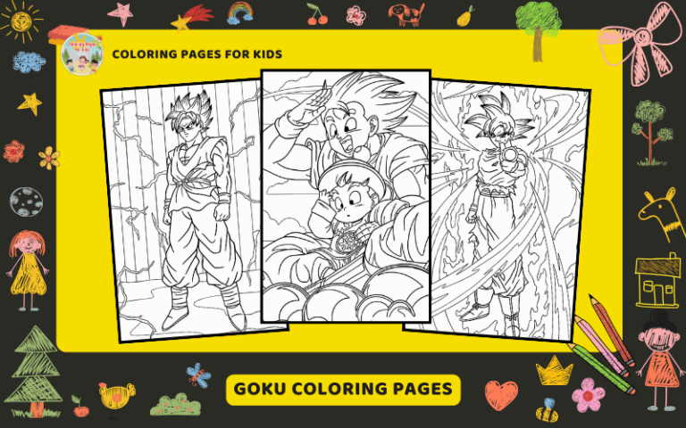 Goku Coloring Pages Featured Image