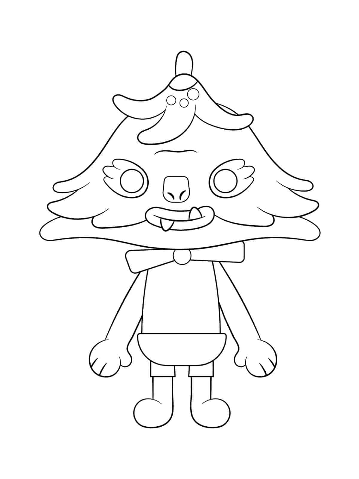 Gomez Toca Boca Coloring Pages