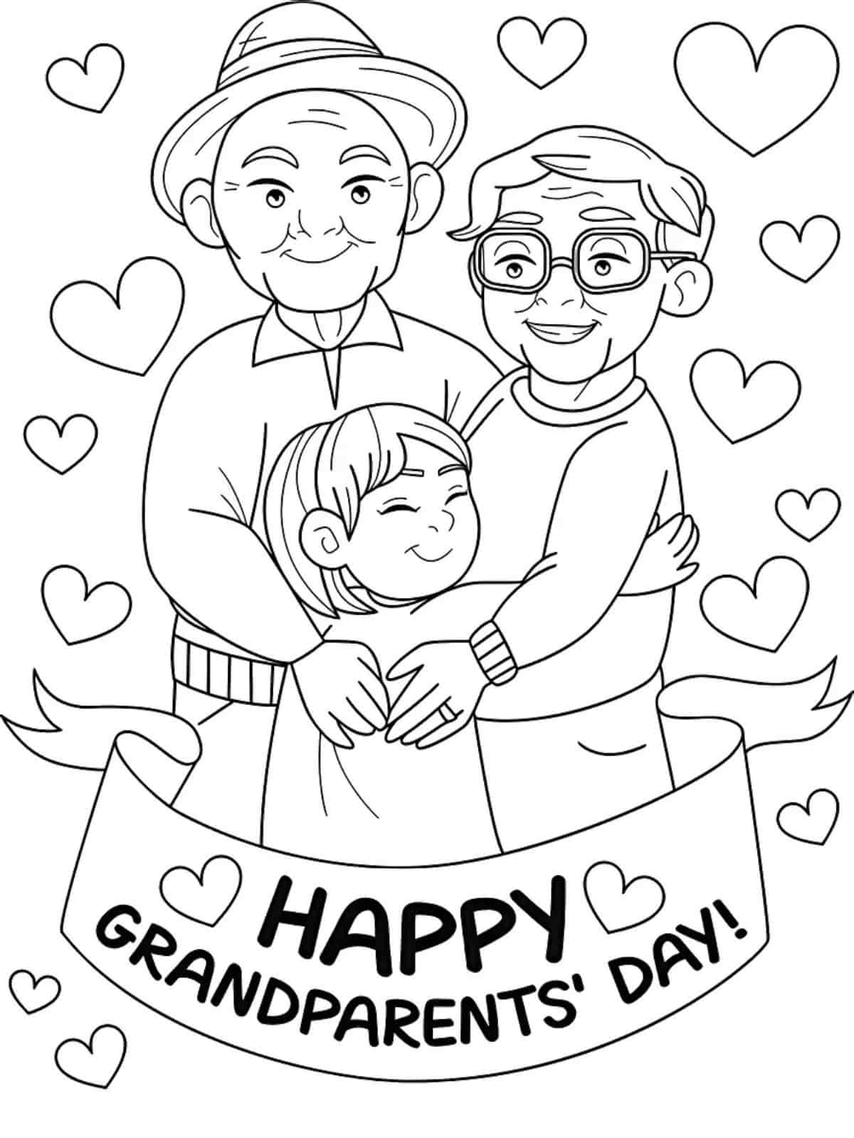 Grandparents Day Coloring Pages