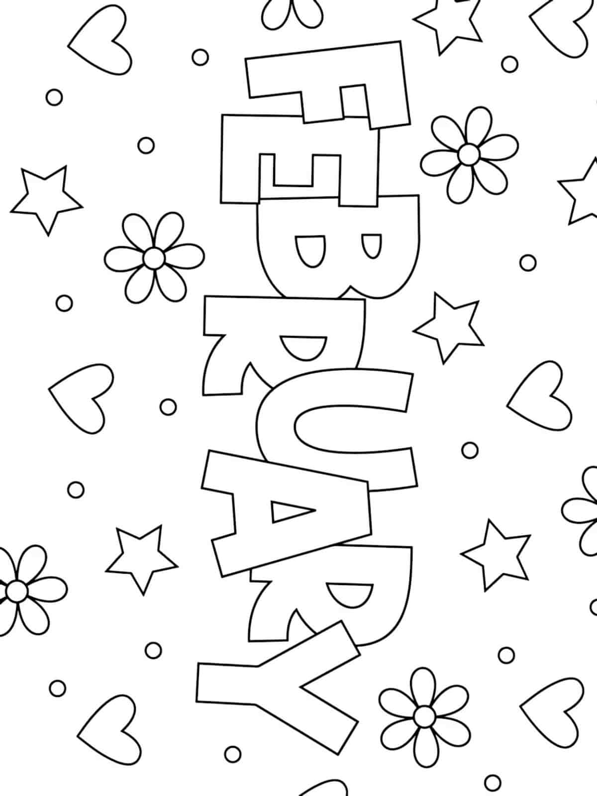 High Quality February Coloring Pages