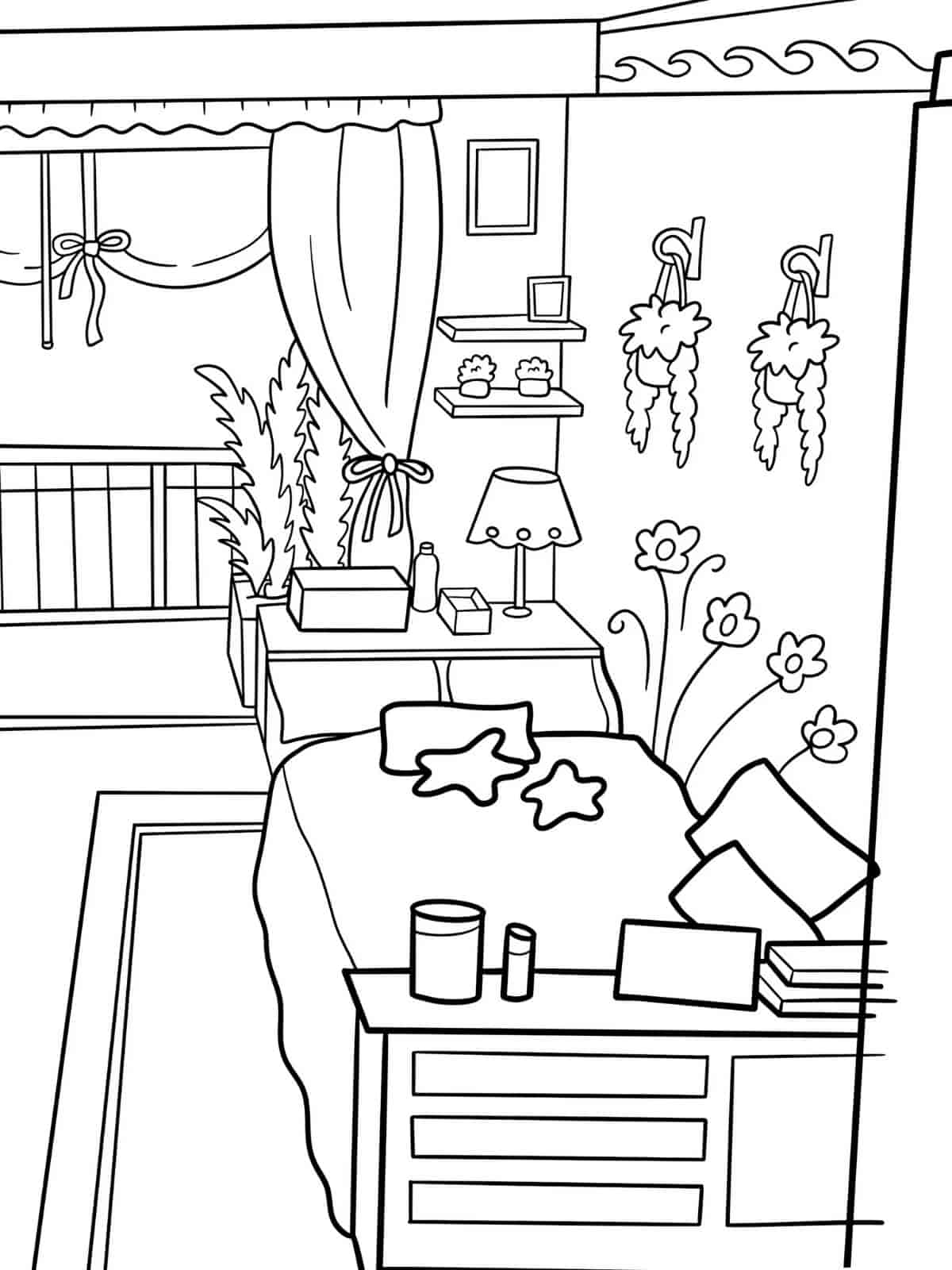 Homely Haven Coloring Pages