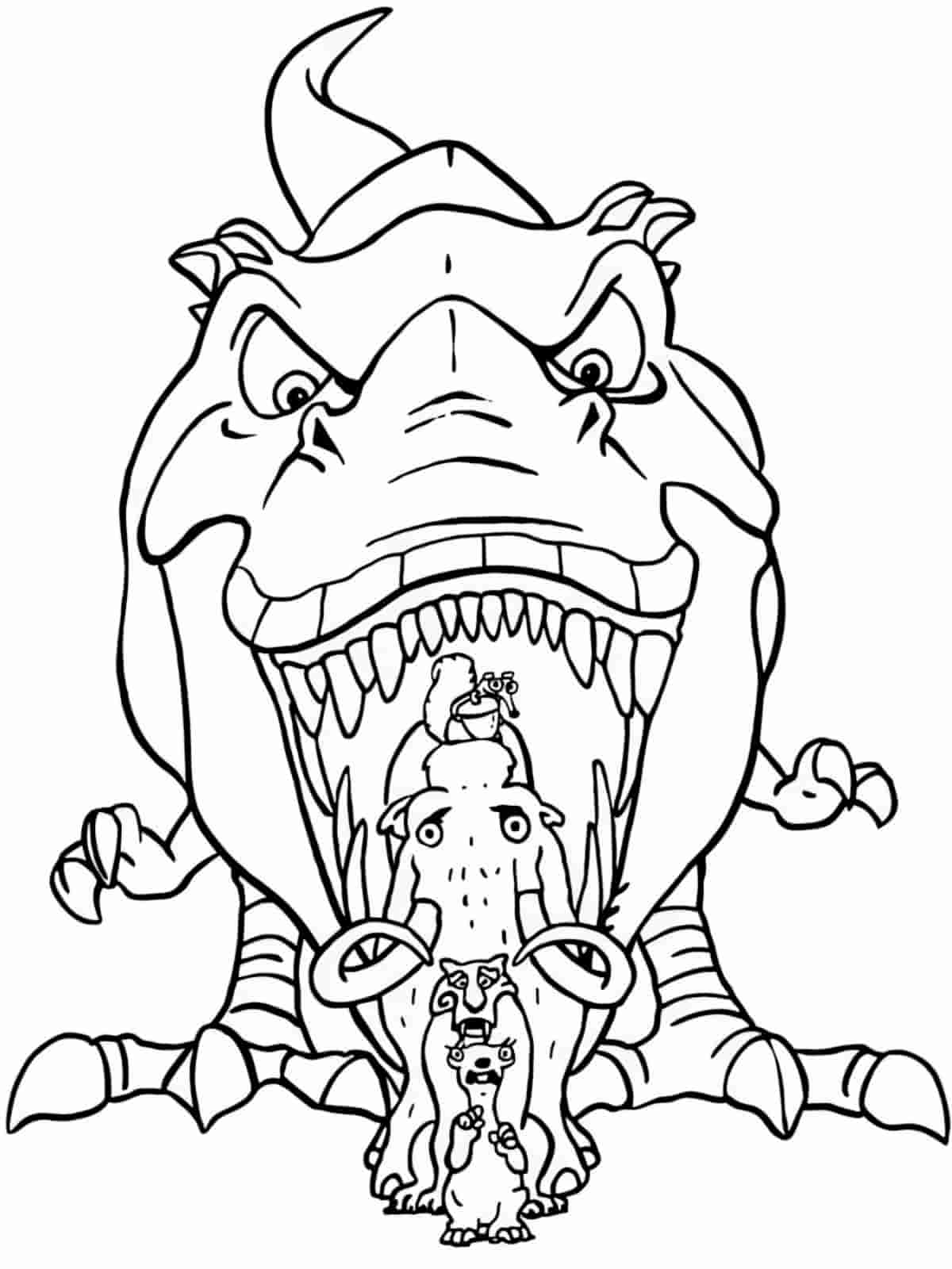 Ice Age Movie Adventure Coloring Pages