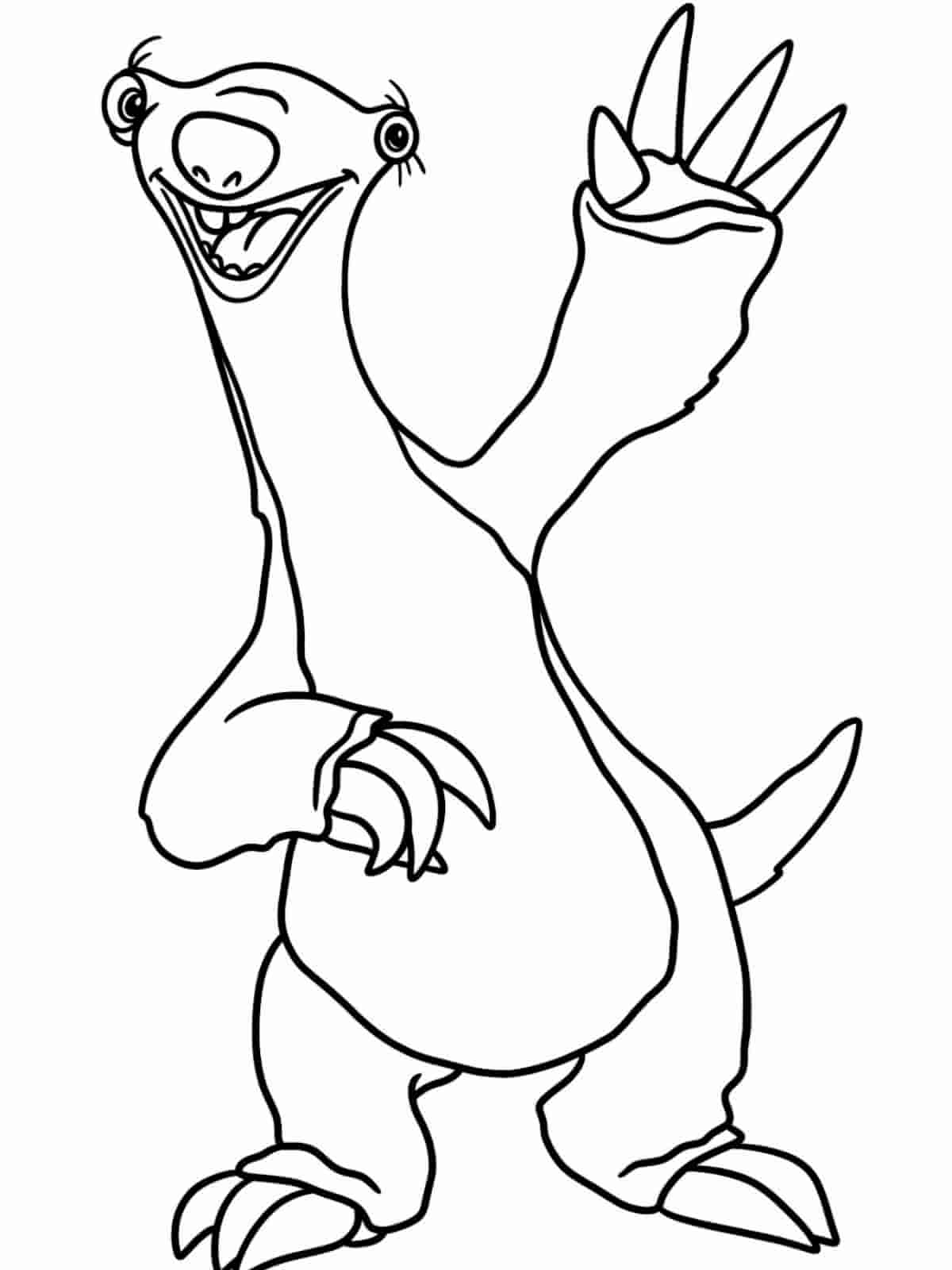 Ice Age Movie Friends Coloring Pages