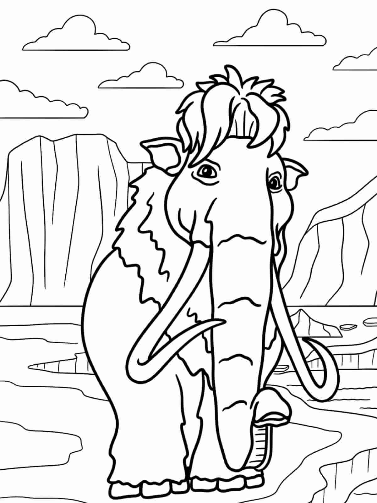 Ice Age Movie Iceberg Coloring Pages