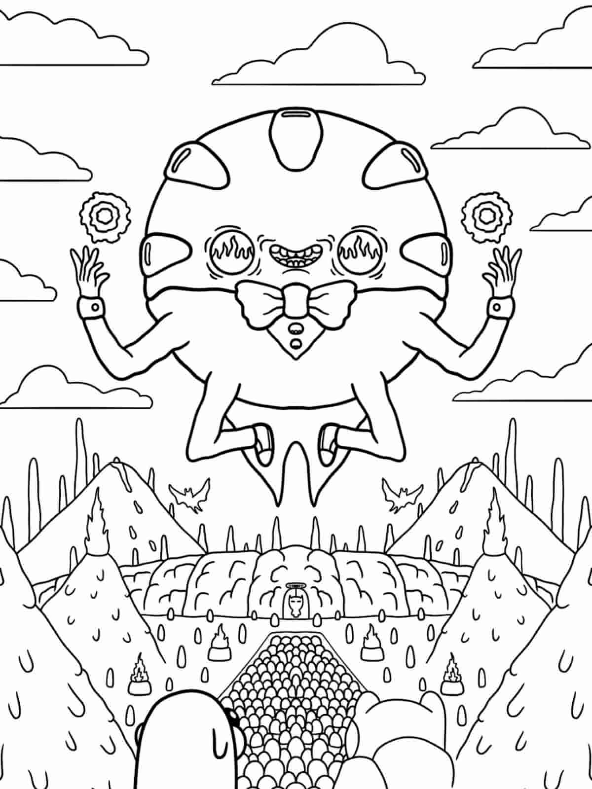 Jake Adventure Time Coloring Pages