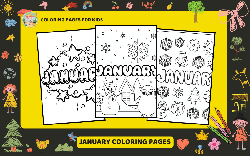 January Coloring Pages Featured Image Min