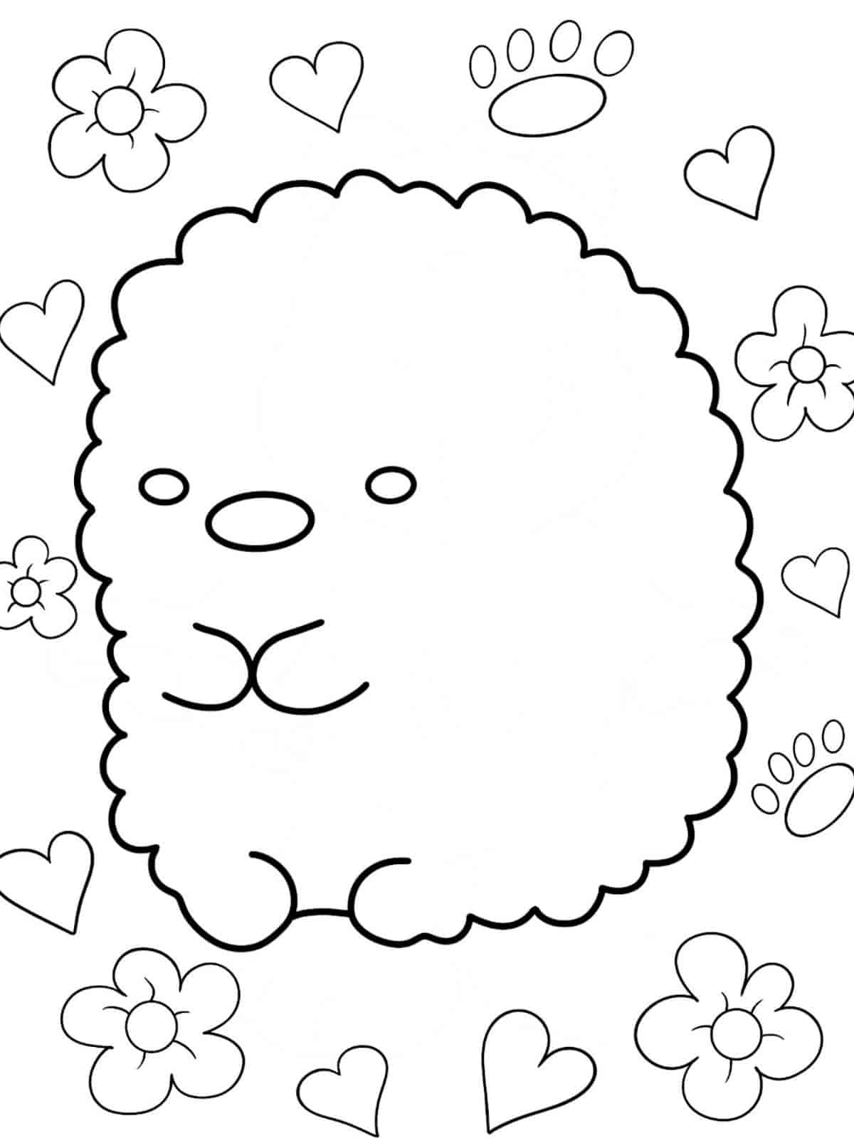 Kawaii Sumikko Gurashi Coloring Sheets