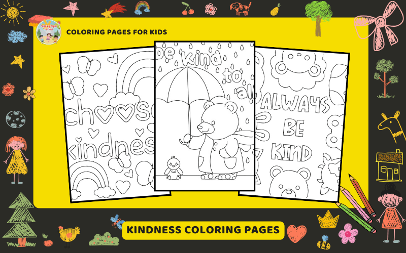 Kindness Coloring Pages Featured Image Min