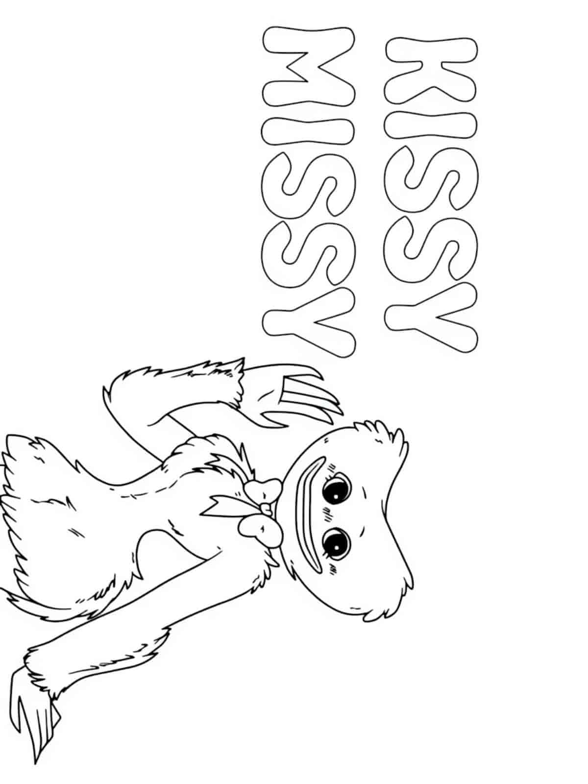 Kissy Missy Coloring Sheets